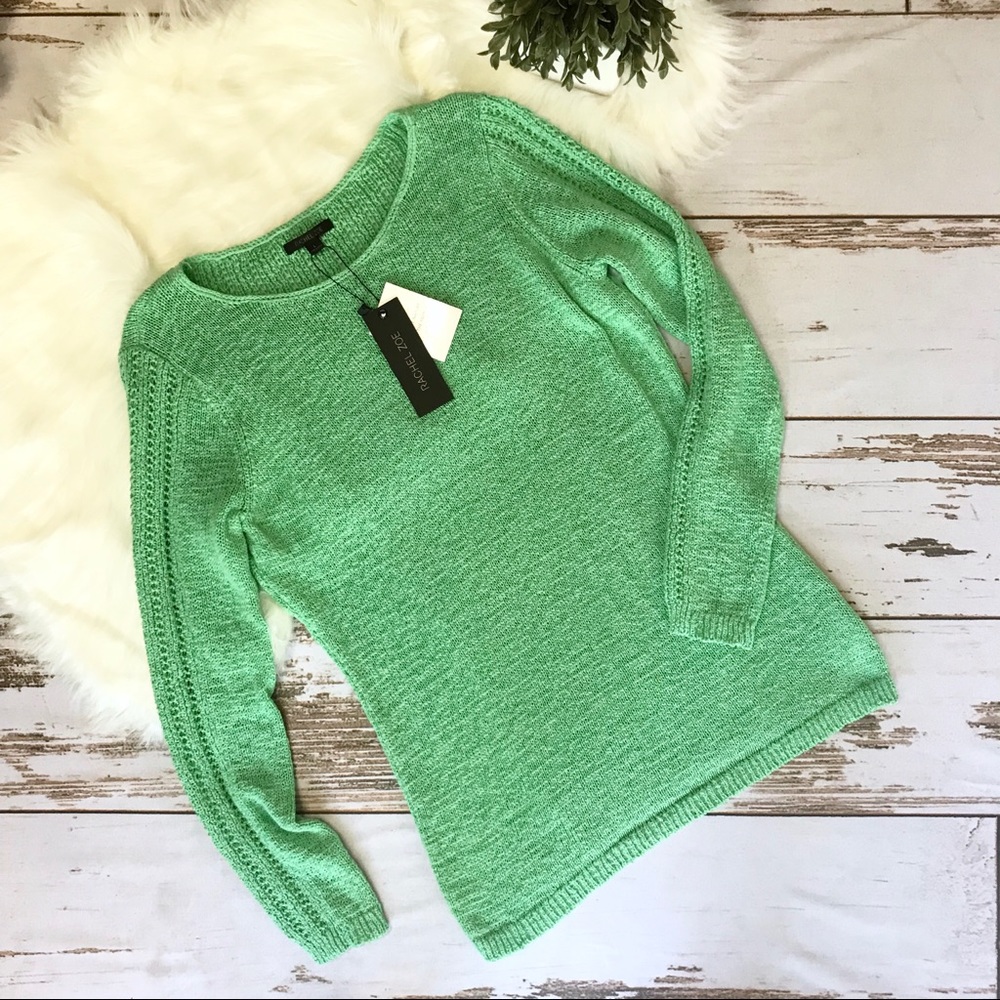 Rachel Zoe | Sea Foam Green Mint Sweater | L